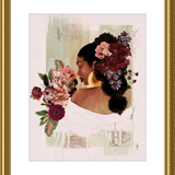 The Smell of Flowers Reminds Me Framed Art Print