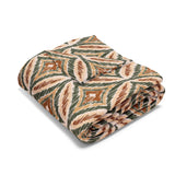 Boho Mosaic Arctic Fleece Blanket | Cozy Home Décor for Stylish Comfort