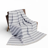Cozy Modern Houndstooth Arctic Fleece Blanket | Cozy Home Décor for Stylish Comfort