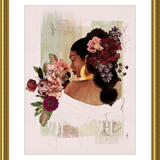 The Smell of Flowers Reminds Me Framed Art Print