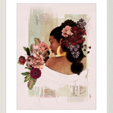 The Smell of Flowers Reminds Me Framed Art Print