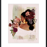 The Smell of Flowers Reminds Me Framed Art Print