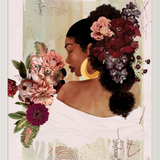 The Smell of Flowers Reminds Me Framed Art Print