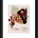 The Smell of Flowers Reminds Me Framed Art Print