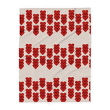 Hearts Aligned Arctic Fleece Blanket | Cozy Home Décor for Stylish Comfort