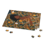 A Peaceful Place 500-Piece Puzzle: Tropical Beauty with Florals and Toucan