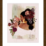 The Smell of Flowers Reminds Me Framed Art Print