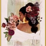 The Smell of Flowers Reminds Me Framed Art Print