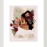 The Smell of Flowers Reminds Me Framed Art Print