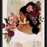 The Smell of Flowers Reminds Me Framed Art Print