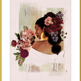 The Smell of Flowers Reminds Me Framed Art Print