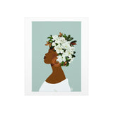 Flower Crown Premium Matte Art Print
