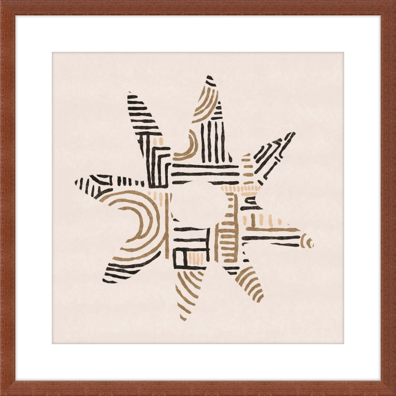 Cartouche Framed Art Print