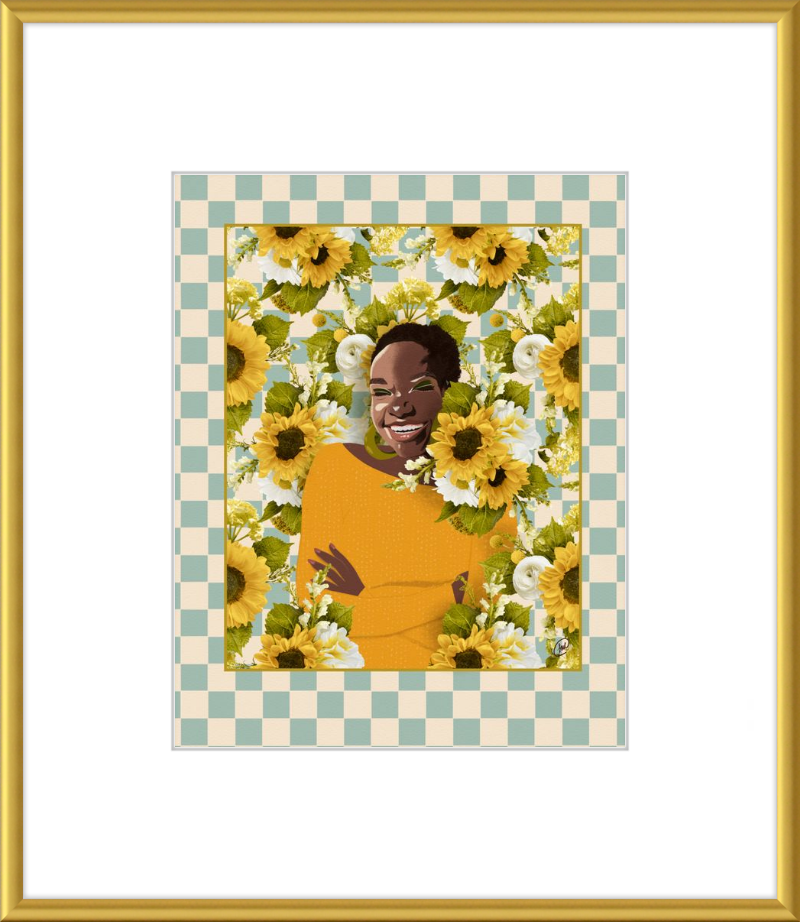 When Flower Bloom in the Sun Framed Art Print