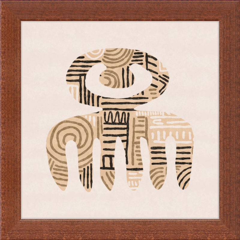 Cartouche Framed Art Print