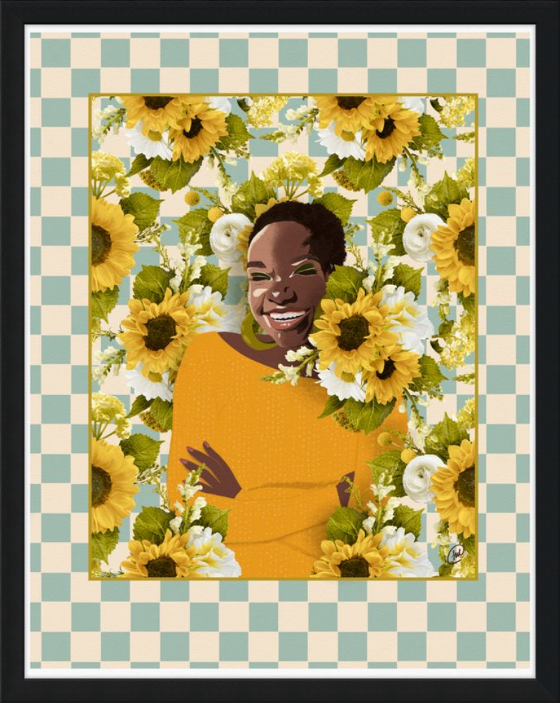 When Flower Bloom in the Sun Framed Art Print