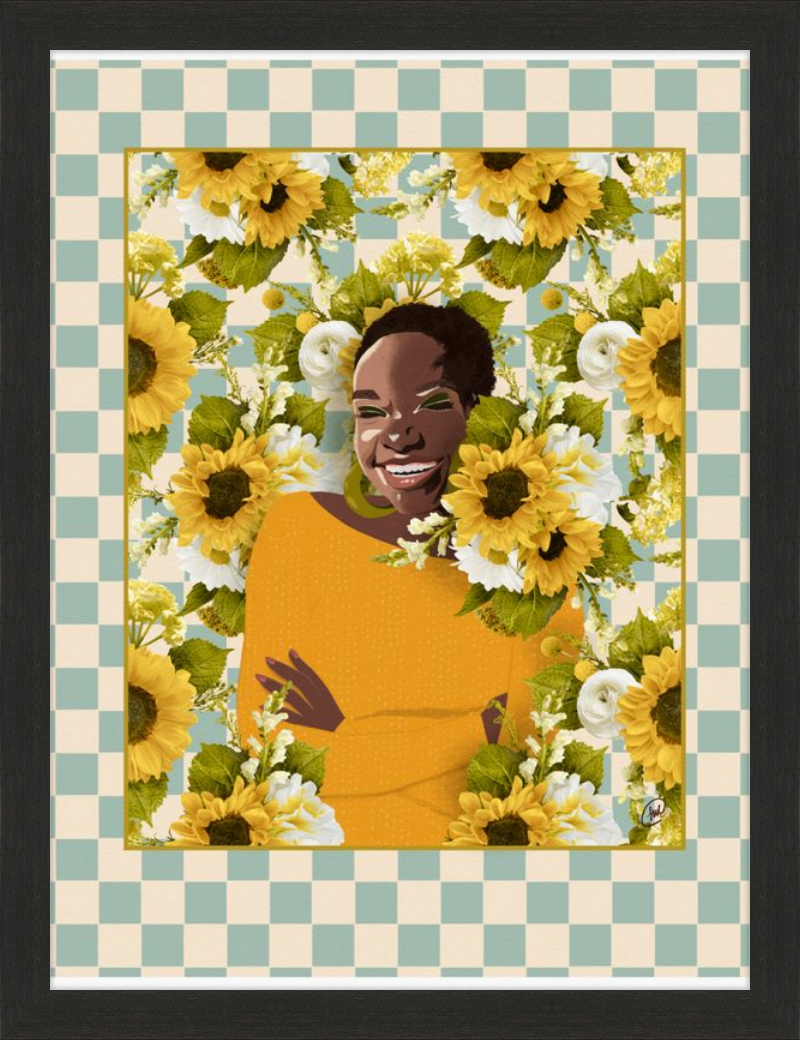 When Flower Bloom in the Sun Framed Art Print