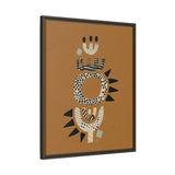 Zaria: Float Framed Matte Canvas Art