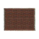 Cowries Burnt Sienna Woven Heritage Style Throw