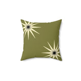 Nile Collection Throw Pillow, Modern Diasporic Art Decorative Cushion, Sophisticated Geometric Nature Patterned Home Decor