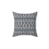 Nile Collection Throw Pillow, Modern Diasporic Art Decorative Cushion, Sophisticated Geometric Nature Patterned Home Decor