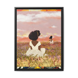 Afterglow Float Framed Matte Canvas Art