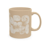 Copy of Copy of Afro Pick Ceramic Mug — Ivory Coffee Cup