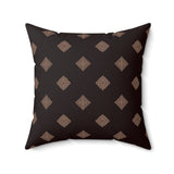 Egyptian Revival Heron Throw Pillow, Modern Diaspora Art Decor, Luxe Patterned Cushion for Elegant Living Rooms