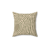 throw pillow, abstract cushion, boho home decor, minimalist decor, modern accent pillow, organic patterns, cream and brown