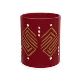 Copy of Copy of Afro Pick Ceramic Mug — Ivory Coffee Cup
