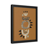 Zaria: Float Framed Matte Canvas Art