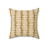 Modern Abstract Geometric Throw Pillow, Minimalist Earth Tone Cushion Cover, Elevated Home Decor Accent