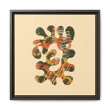 The Shape of Change Float Framed Matte Canvas Art