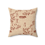 Savannah Sands: Faux Suede Pillow