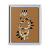 Zaria: Float Framed Matte Canvas Art