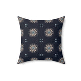 Egyptian Revival Heron Throw Pillow, Modern Diaspora Art Decor, Luxe Patterned Cushion for Elegant Living Rooms