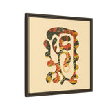 The Shape of Change Float Framed Matte Canvas Art