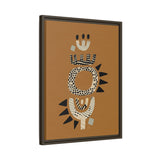 Zaria: Float Framed Matte Canvas Art