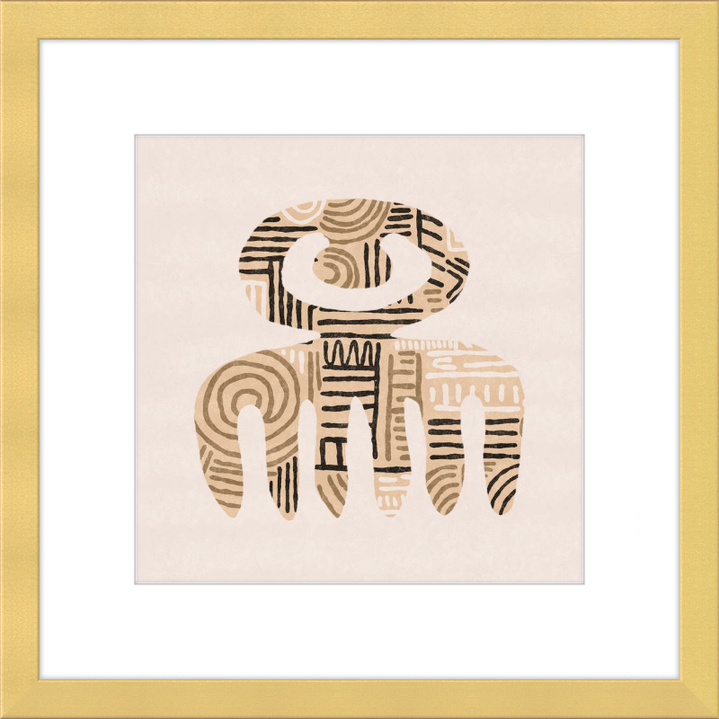 Cartouche Framed Art Print