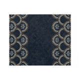 Nile Acr Microfiber Blanket — Elegant Lace Fan Border Throw