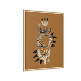 Zaria: Float Framed Matte Canvas Art