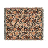 Protea Print Woven Heritage Style Throw