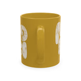 Copy of Copy of Afro Pick Ceramic Mug — Ivory Coffee Cup