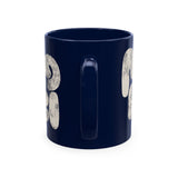 Copy of Copy of Afro Pick Ceramic Mug — Ivory Coffee Cup