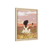 Afterglow Float Framed Matte Canvas Art