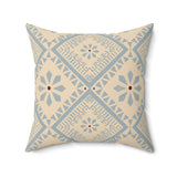 Geometric Mudcloth Inspired Throw Pillow, Modern Diasporic Accent Cushion, Earth Tone Tribal Home Decor, Premium Rectangular Pillow Cover