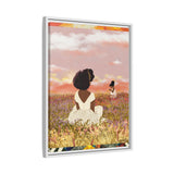 Afterglow Float Framed Matte Canvas Art