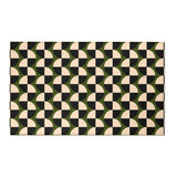 Cadence Kelley Green Chenille Floral Rug — Washable Area Rug
