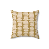 Modern Abstract Geometric Throw Pillow, Minimalist Earth Tone Cushion Cover, Elevated Home Decor Accent