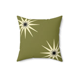 Nile Collection Throw Pillow, Modern Diasporic Art Decorative Cushion, Sophisticated Geometric Nature Patterned Home Decor